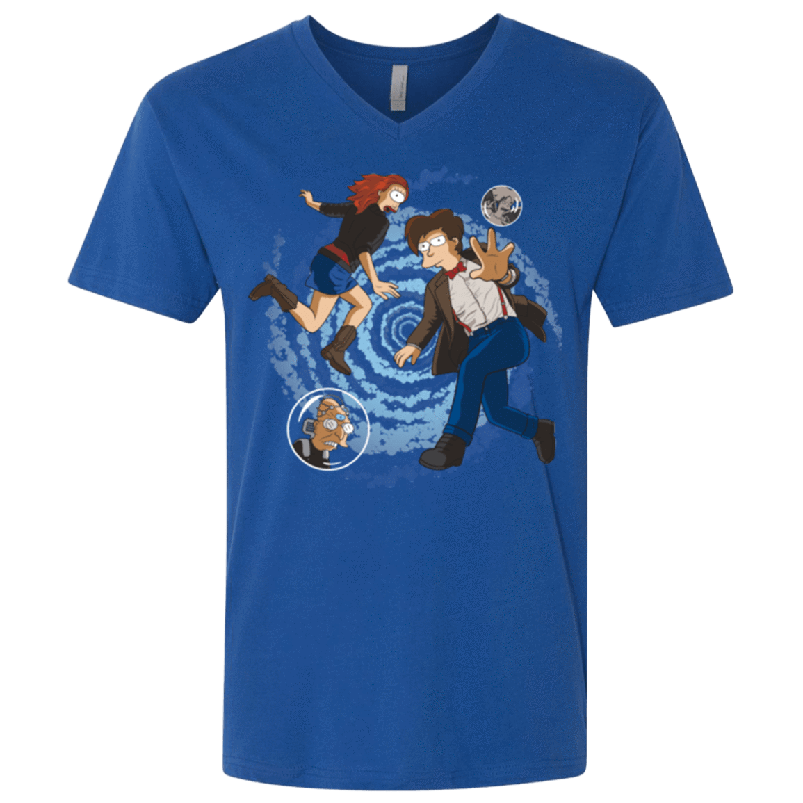 T-Shirts Royal / X-Small Doctorama Returns Men's Premium V-Neck