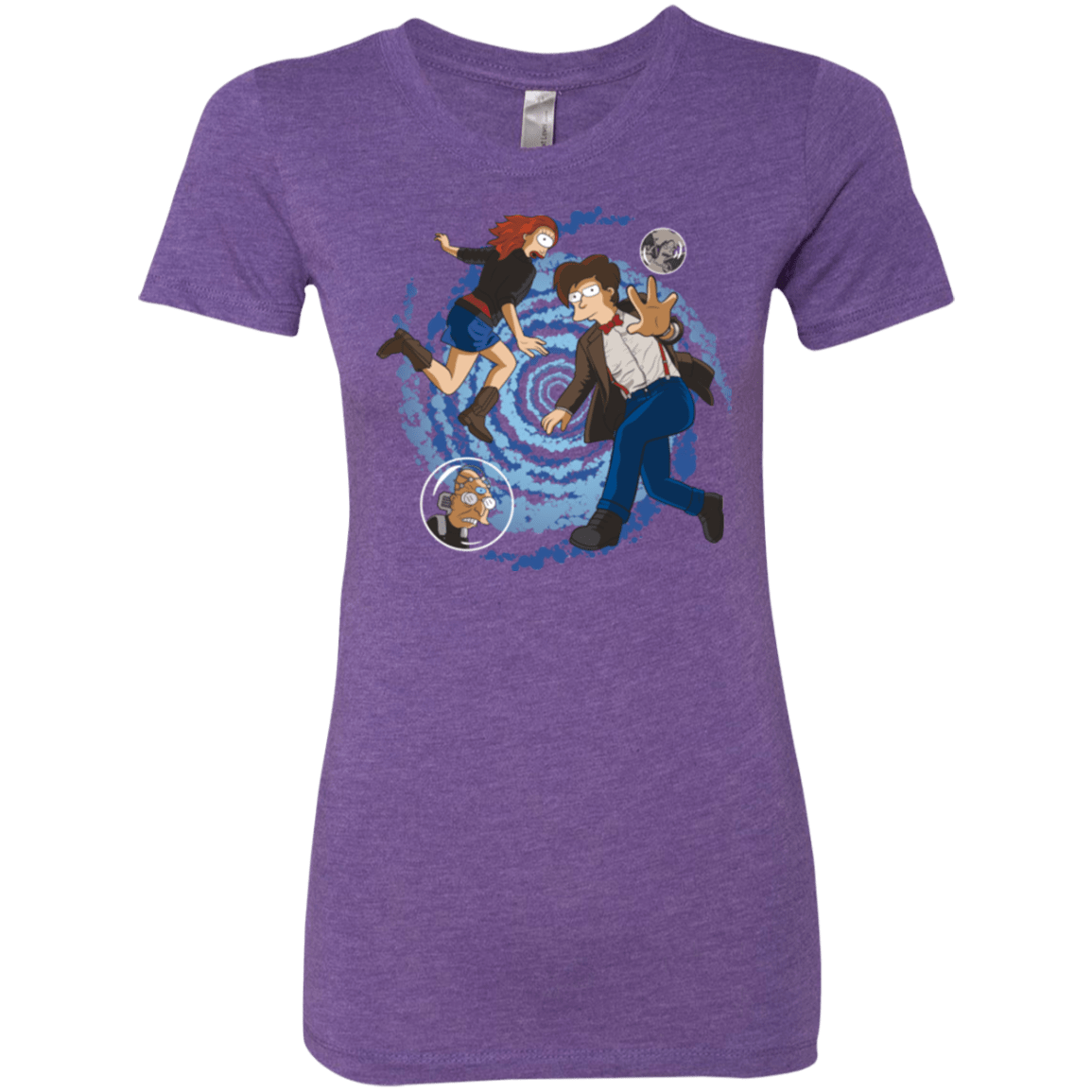 T-Shirts Purple Rush / Small Doctorama Returns Women's Triblend T-Shirt