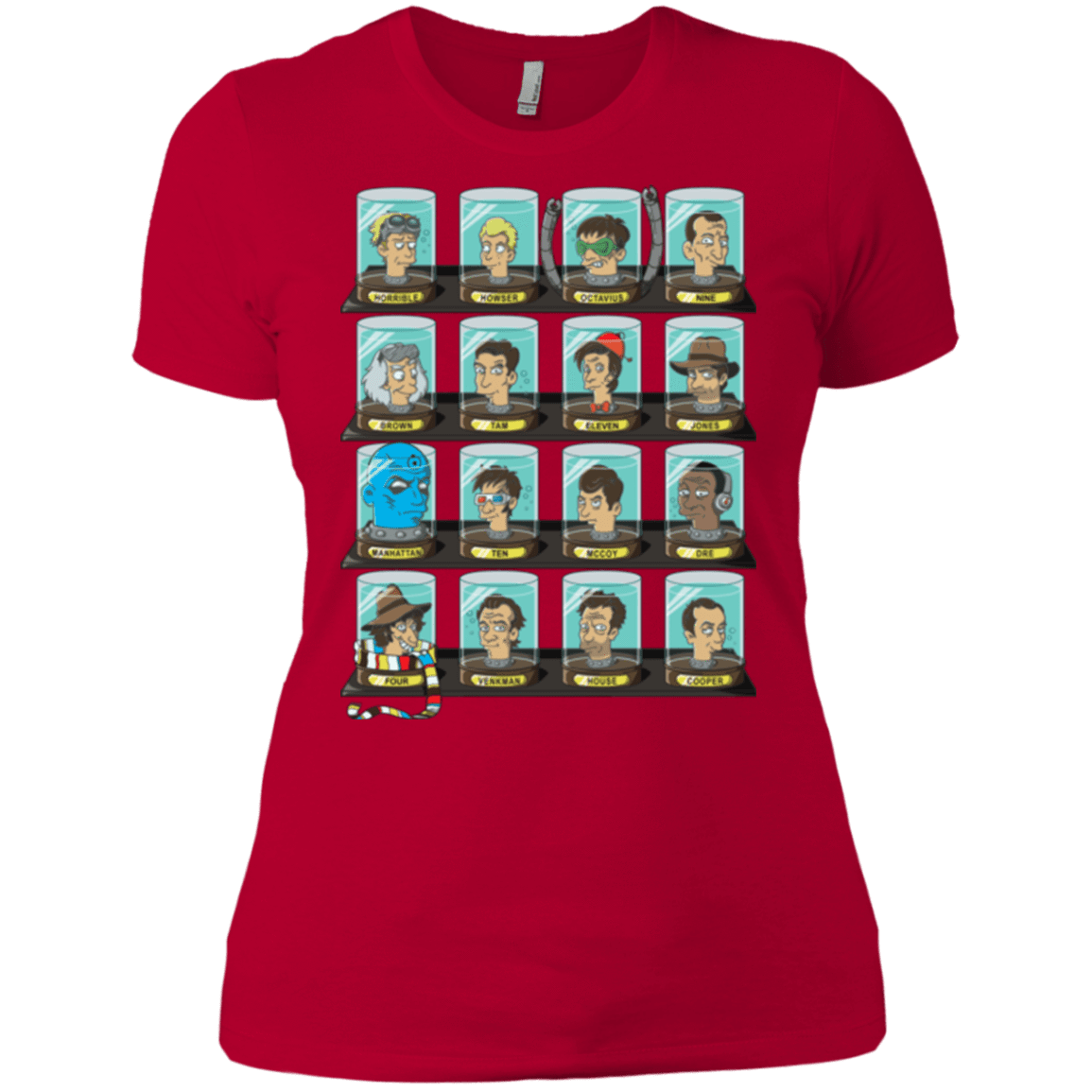 T-Shirts Red / X-Small Doctorama Women's Premium T-Shirt