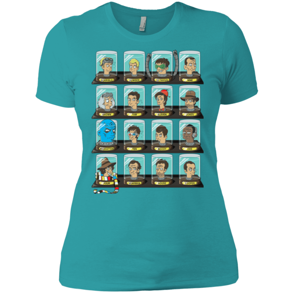 T-Shirts Tahiti Blue / X-Small Doctorama Women's Premium T-Shirt