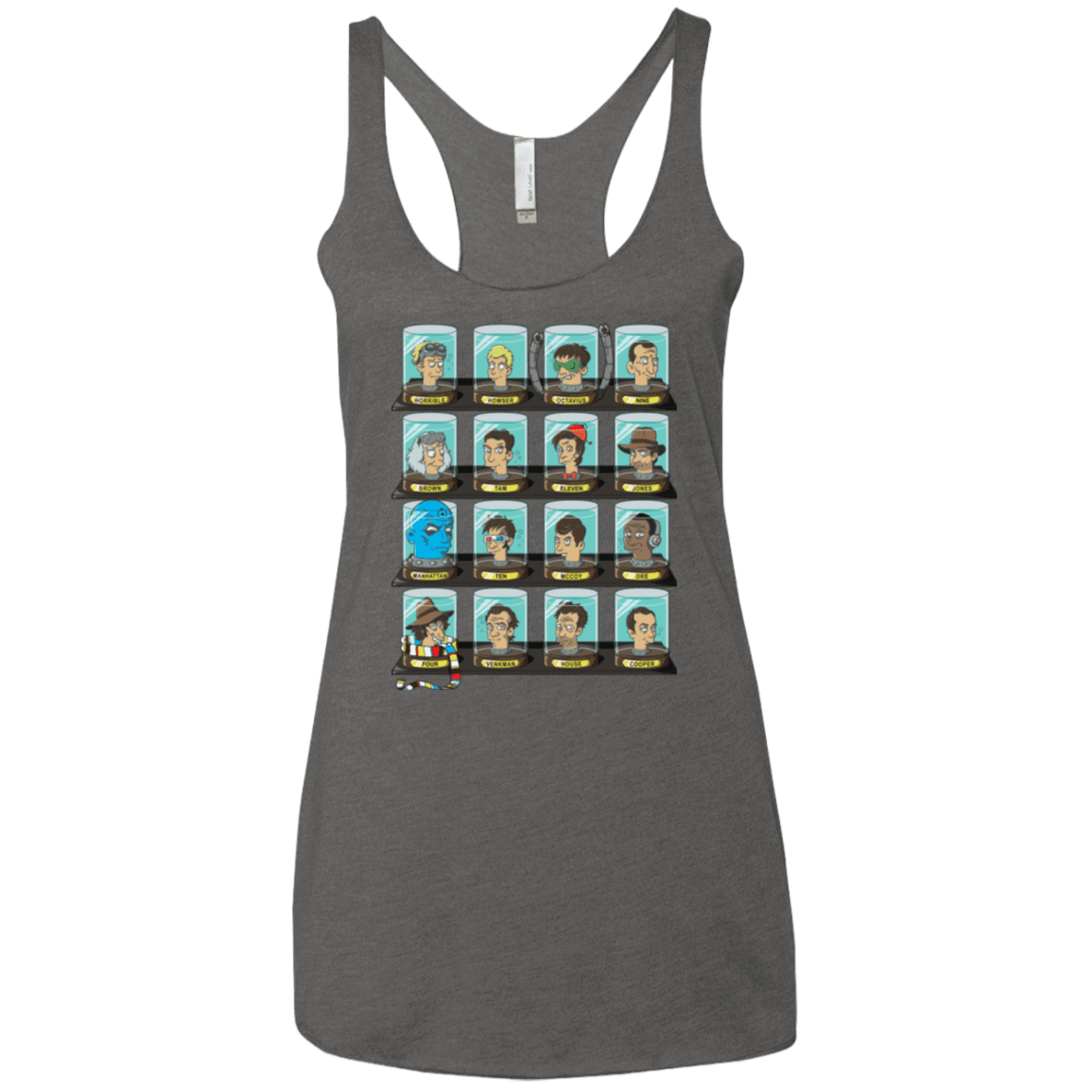 T-Shirts Premium Heather / X-Small Doctorama Women's Triblend Racerback Tank