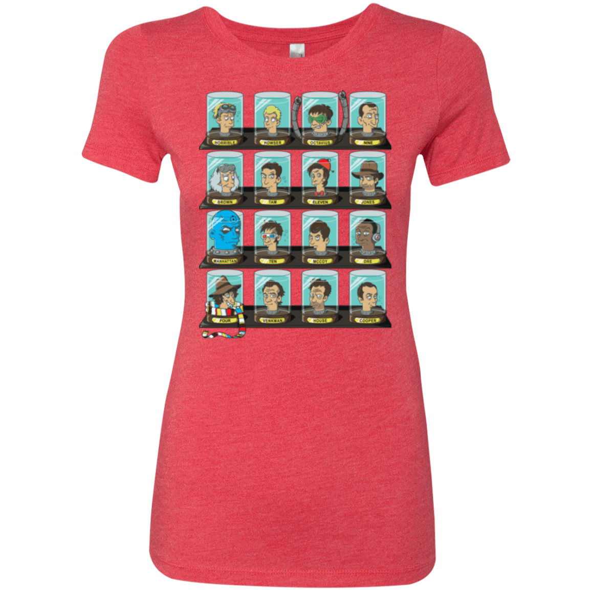 T-Shirts Vintage Red / Small Doctorama Women's Triblend T-Shirt