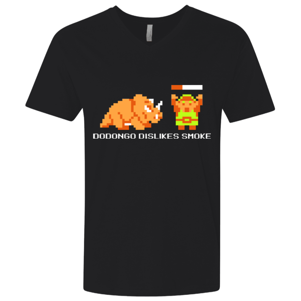 T-Shirts Black / X-Small Dodongo Dislikes Smoke Men's Premium V-Neck