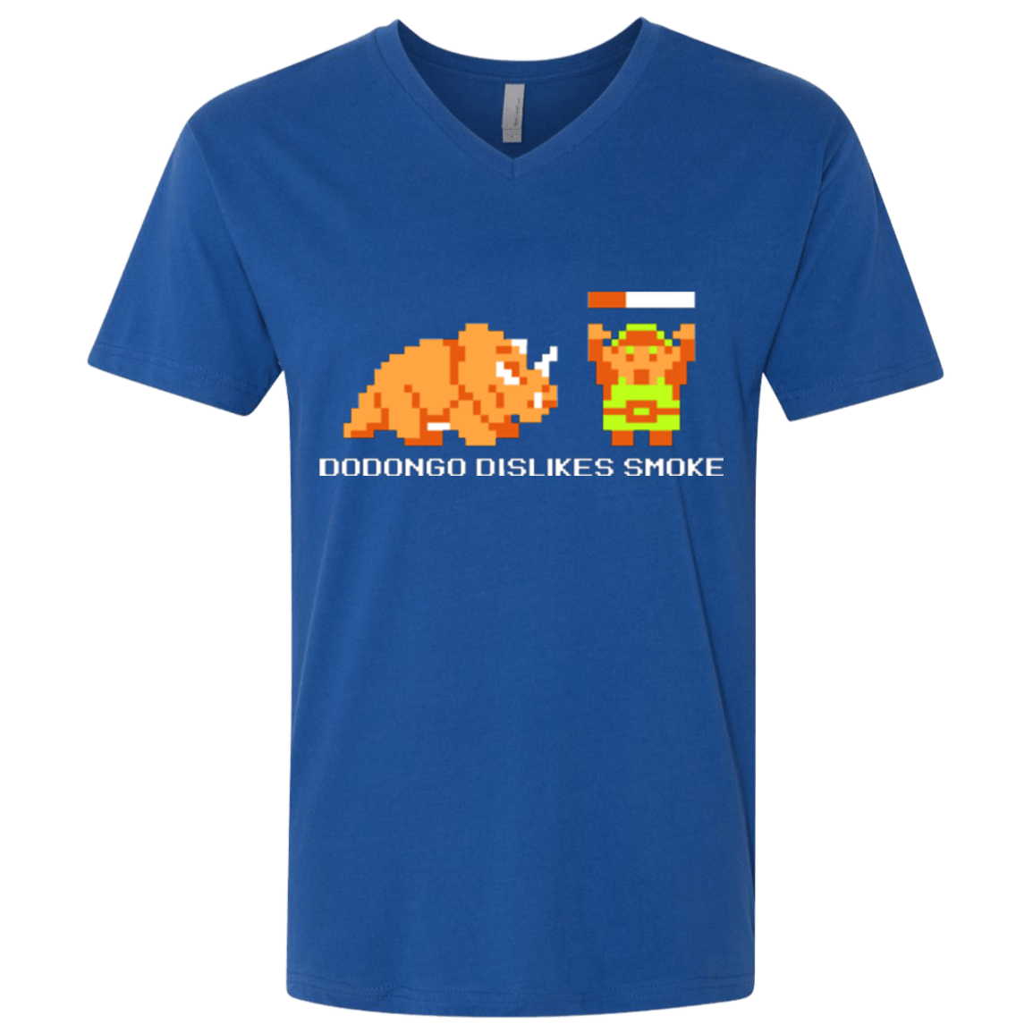 T-Shirts Royal / X-Small Dodongo Dislikes Smoke Men's Premium V-Neck