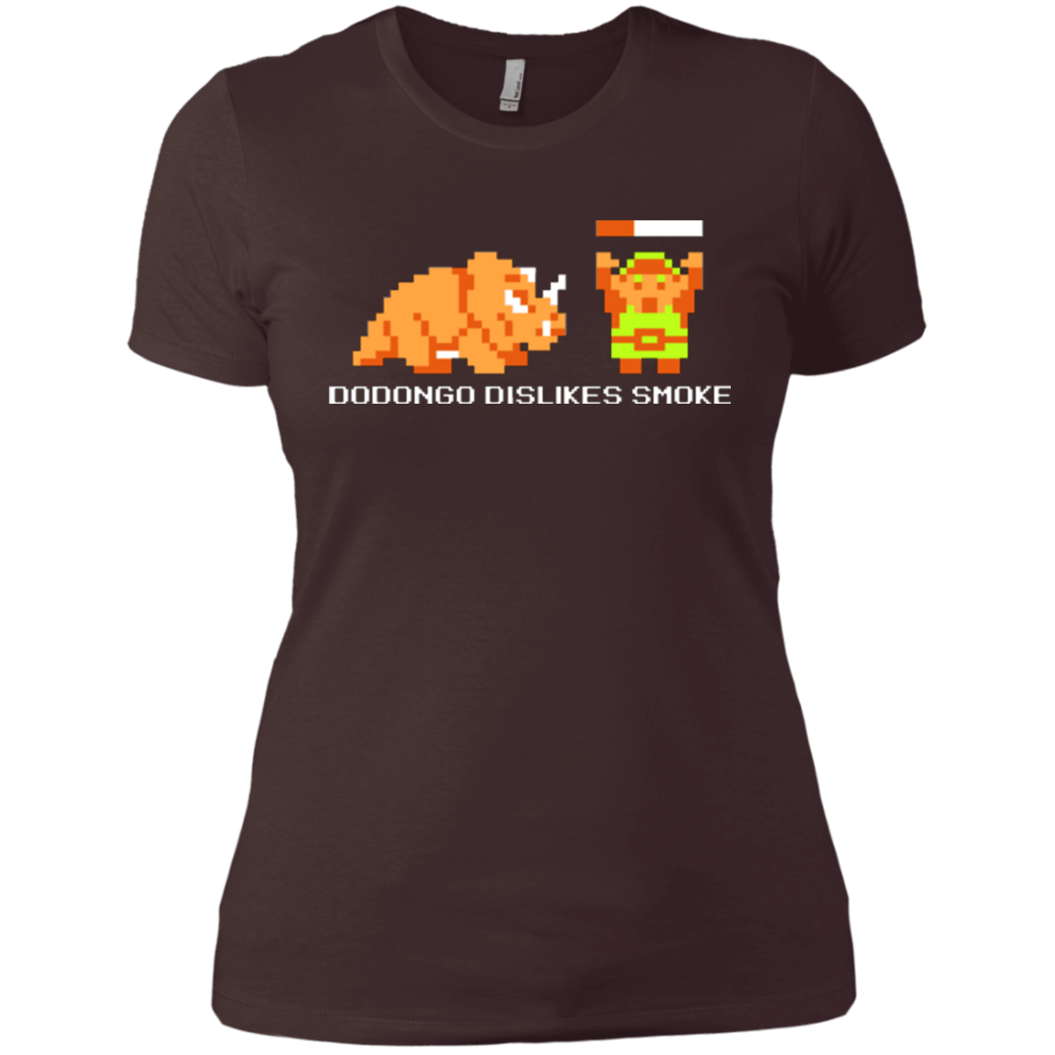 T-Shirts Dark Chocolate / X-Small Dodongo Dislikes Smoke Women's Premium T-Shirt