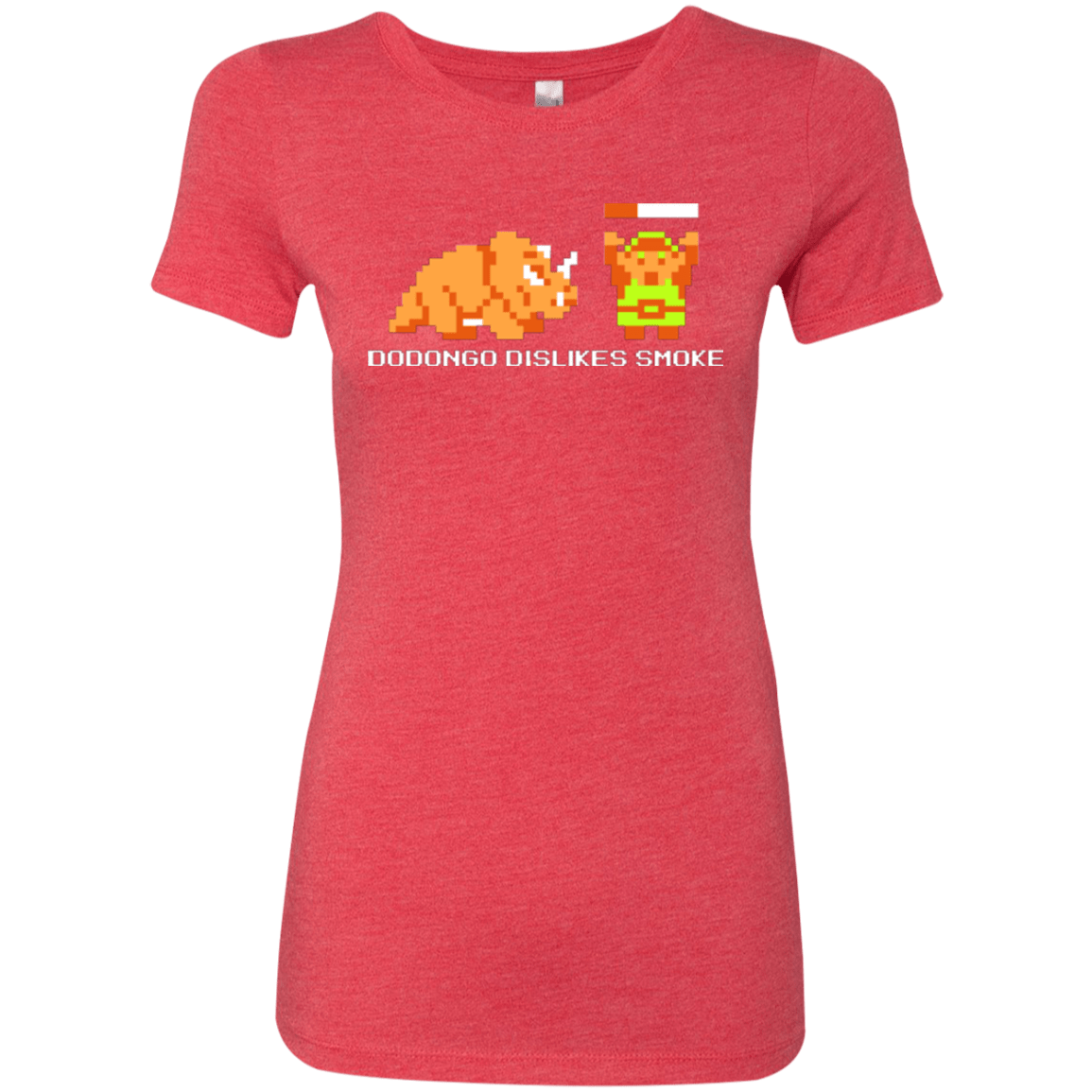 T-Shirts Vintage Red / Small Dodongo Dislikes Smoke Women's Triblend T-Shirt