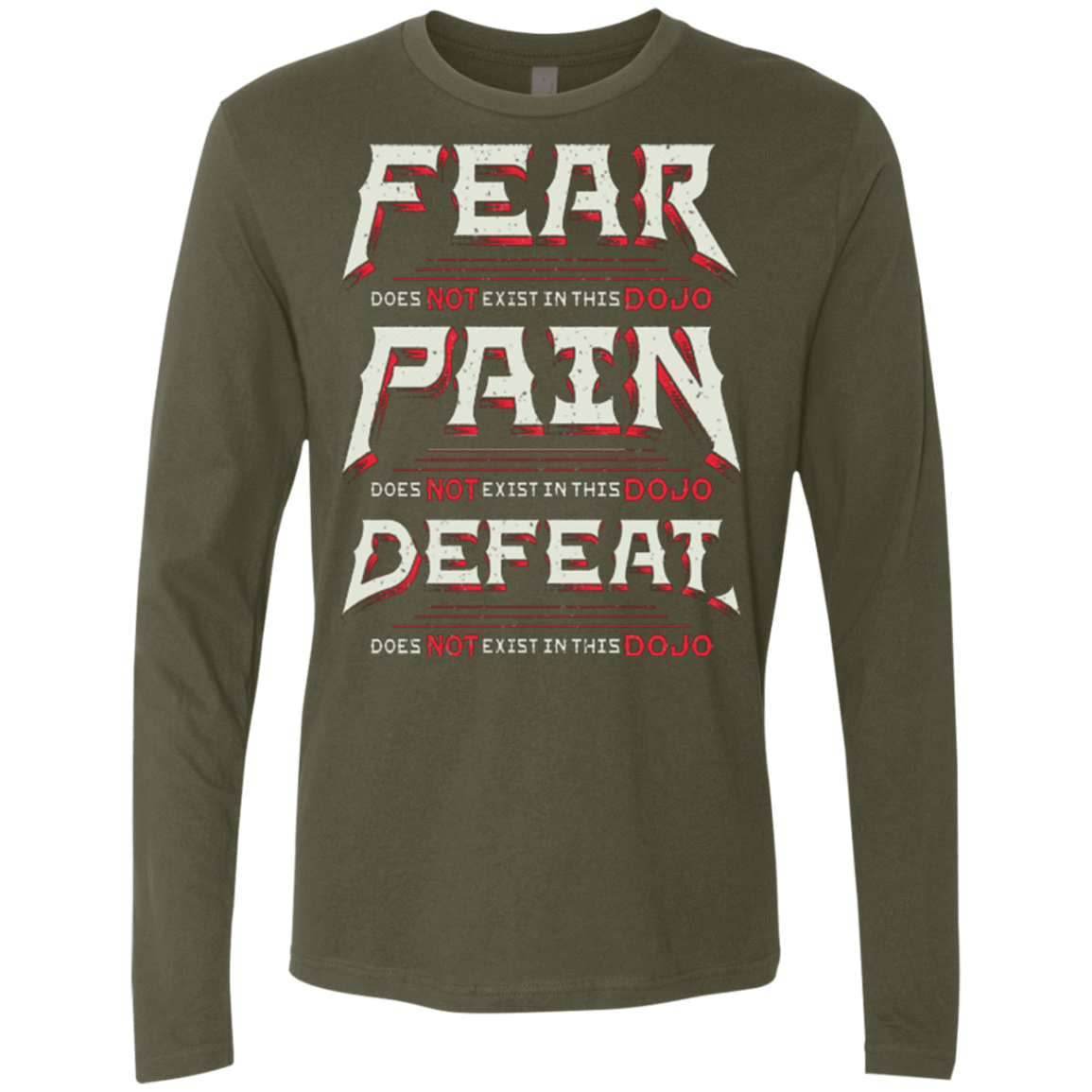T-Shirts Military Green / S DOES NOT EXIST Men's Premium Long Sleeve
