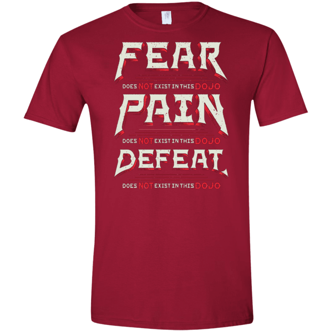 T-Shirts Cardinal Red / S DOES NOT EXIST Men's Semi-Fitted Softstyle