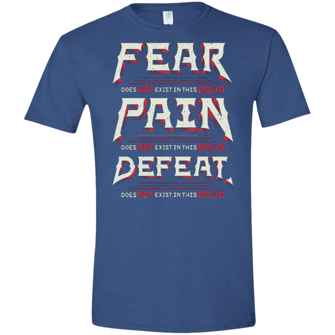 T-Shirts Heather Royal / X-Small DOES NOT EXIST Men's Semi-Fitted Softstyle