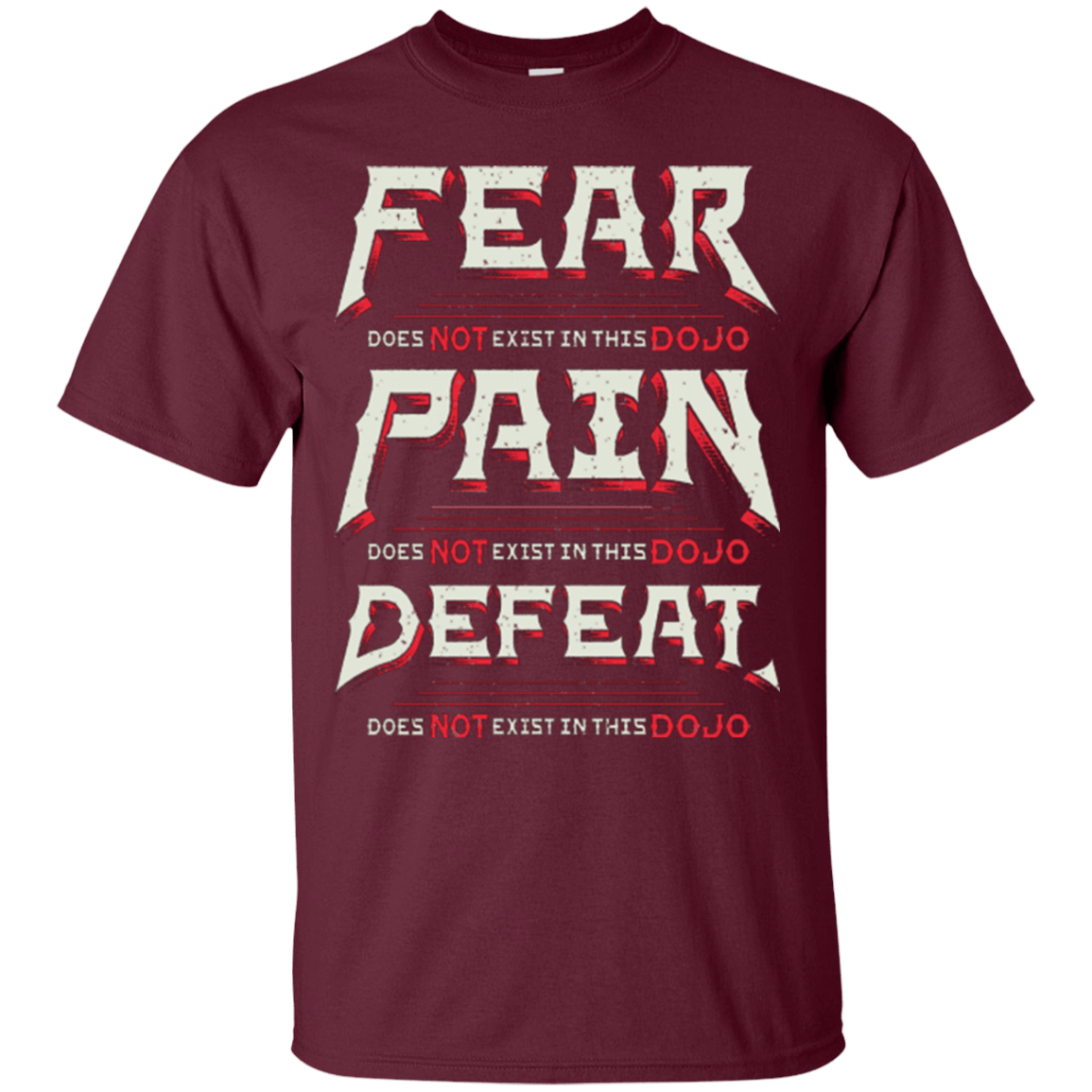 T-Shirts Maroon / S DOES NOT EXIST T-Shirt