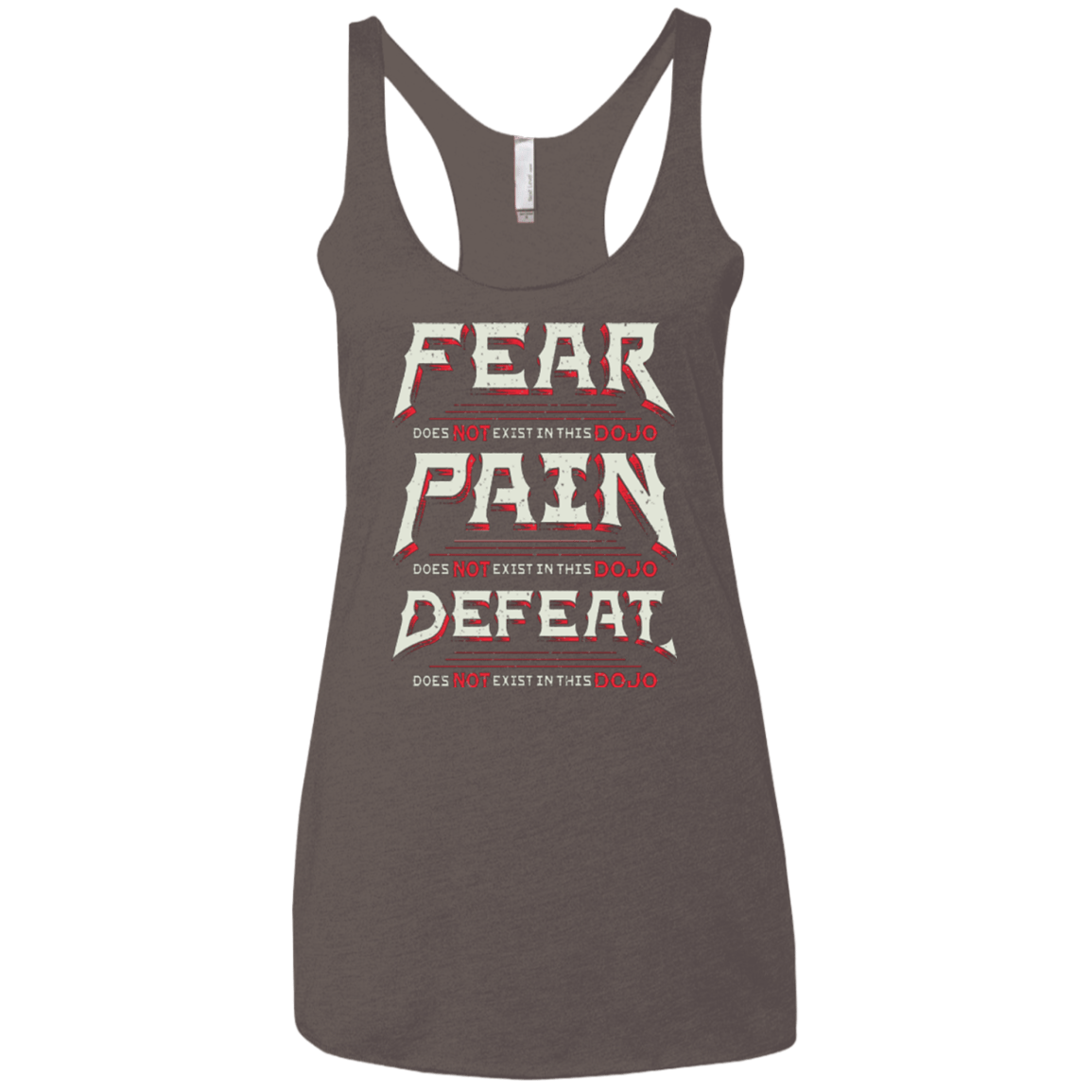 T-Shirts Macchiato / X-Small DOES NOT EXIST Women's Triblend Racerback Tank