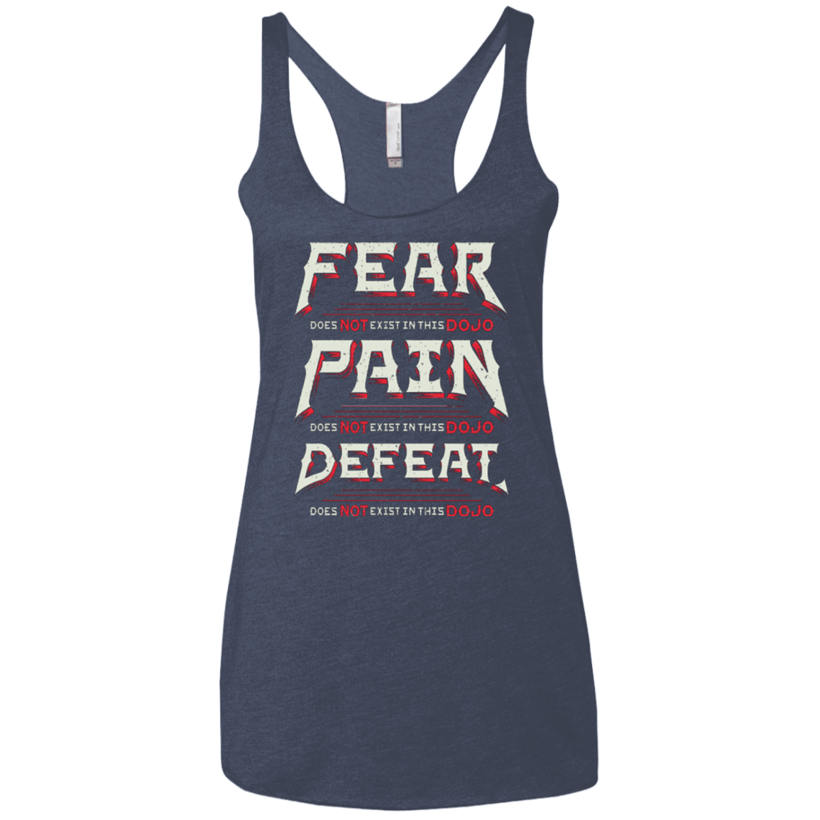 T-Shirts Vintage Navy / X-Small DOES NOT EXIST Women's Triblend Racerback Tank