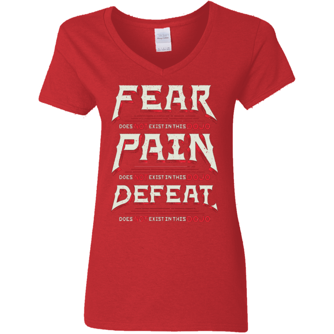 T-Shirts Red / S DOES NOT EXIST Women's V-Neck T-Shirt