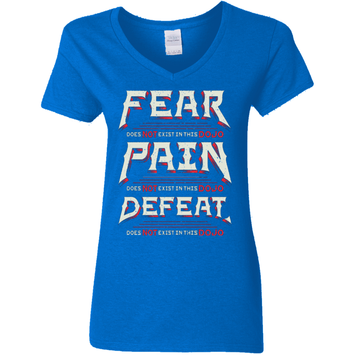 T-Shirts Royal / S DOES NOT EXIST Women's V-Neck T-Shirt