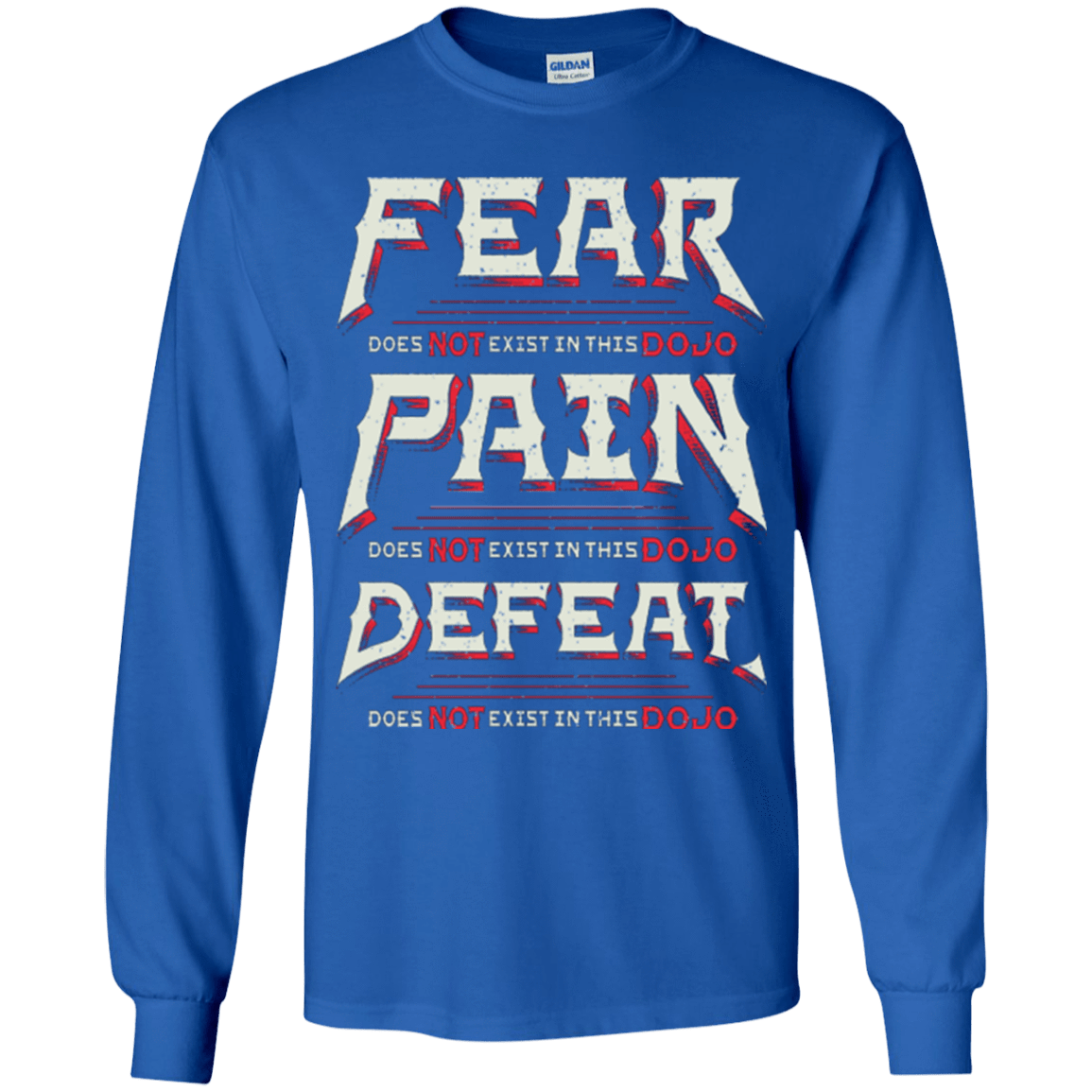 T-Shirts Royal / YS DOES NOT EXIST Youth Long Sleeve T-Shirt