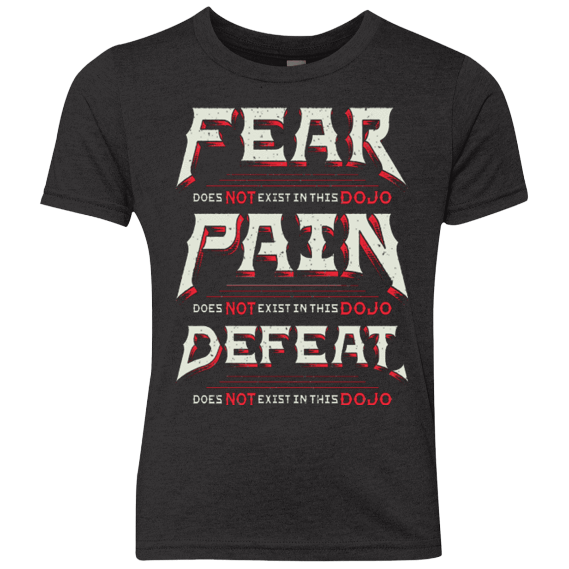 T-Shirts Vintage Black / YXS DOES NOT EXIST Youth Triblend T-Shirt