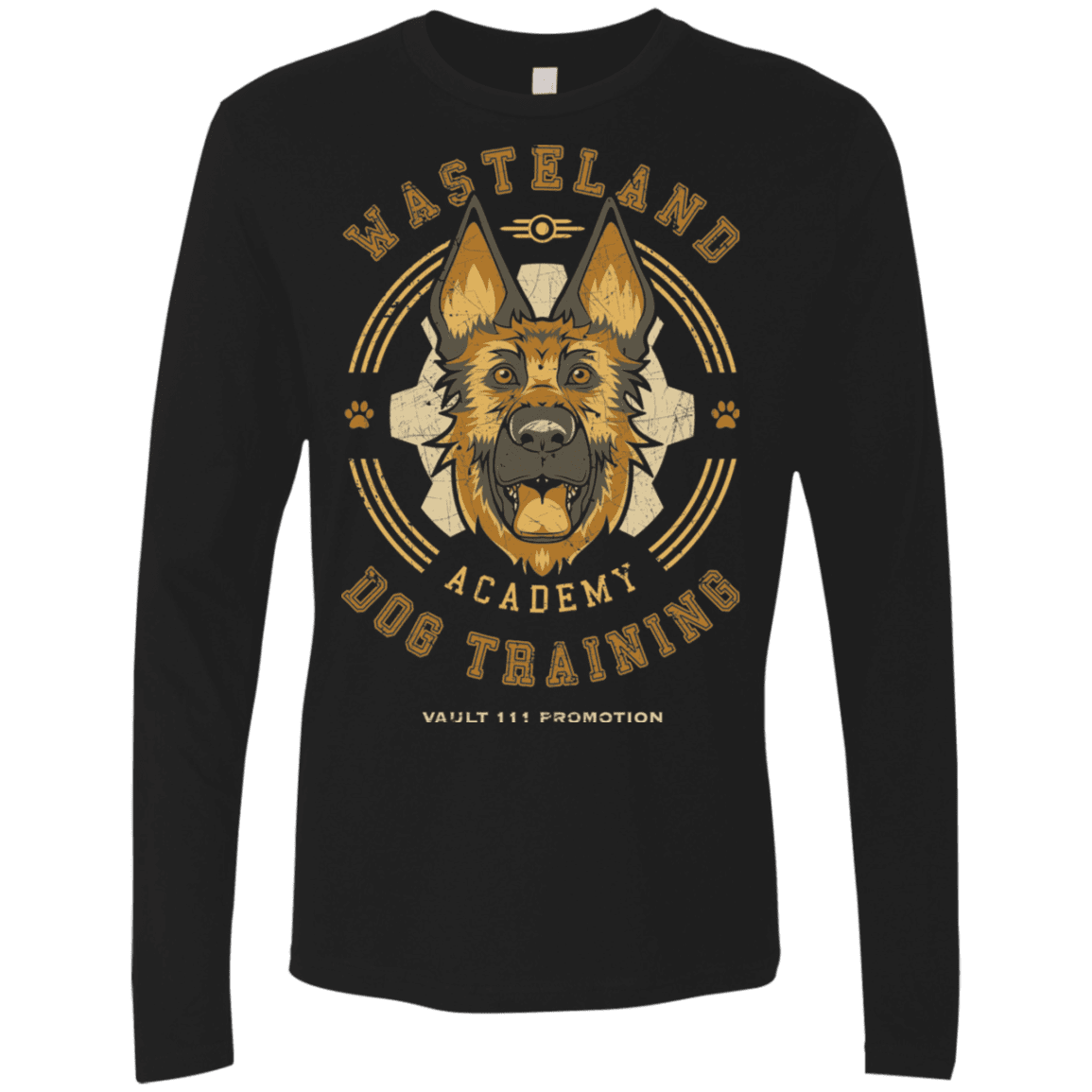 T-Shirts Black / S Dogmeat Training Academy Men's Premium Long Sleeve