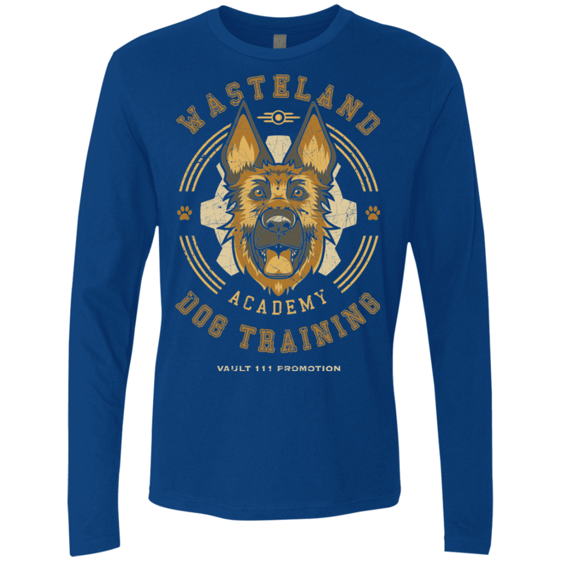 T-Shirts Royal / S Dogmeat Training Academy Men's Premium Long Sleeve
