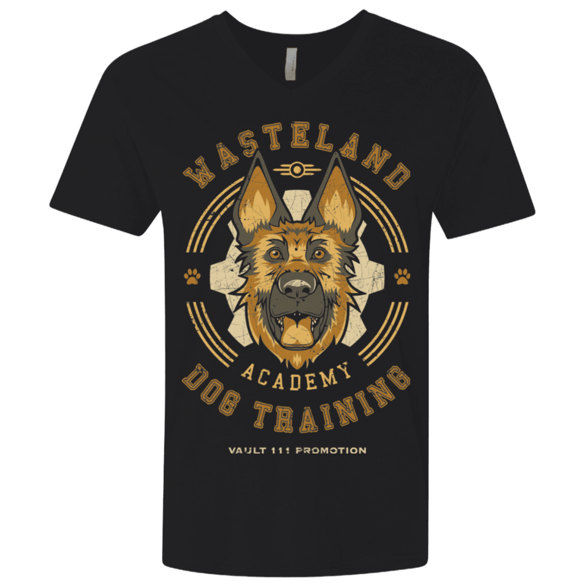 T-Shirts Black / X-Small Dogmeat Training Academy Men's Premium V-Neck