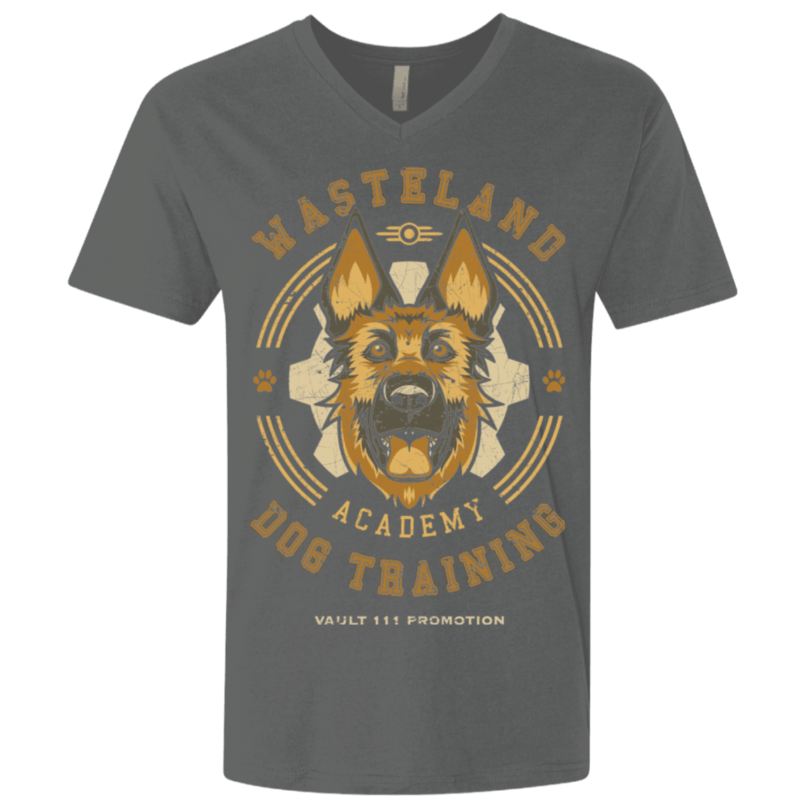 T-Shirts Heavy Metal / X-Small Dogmeat Training Academy Men's Premium V-Neck