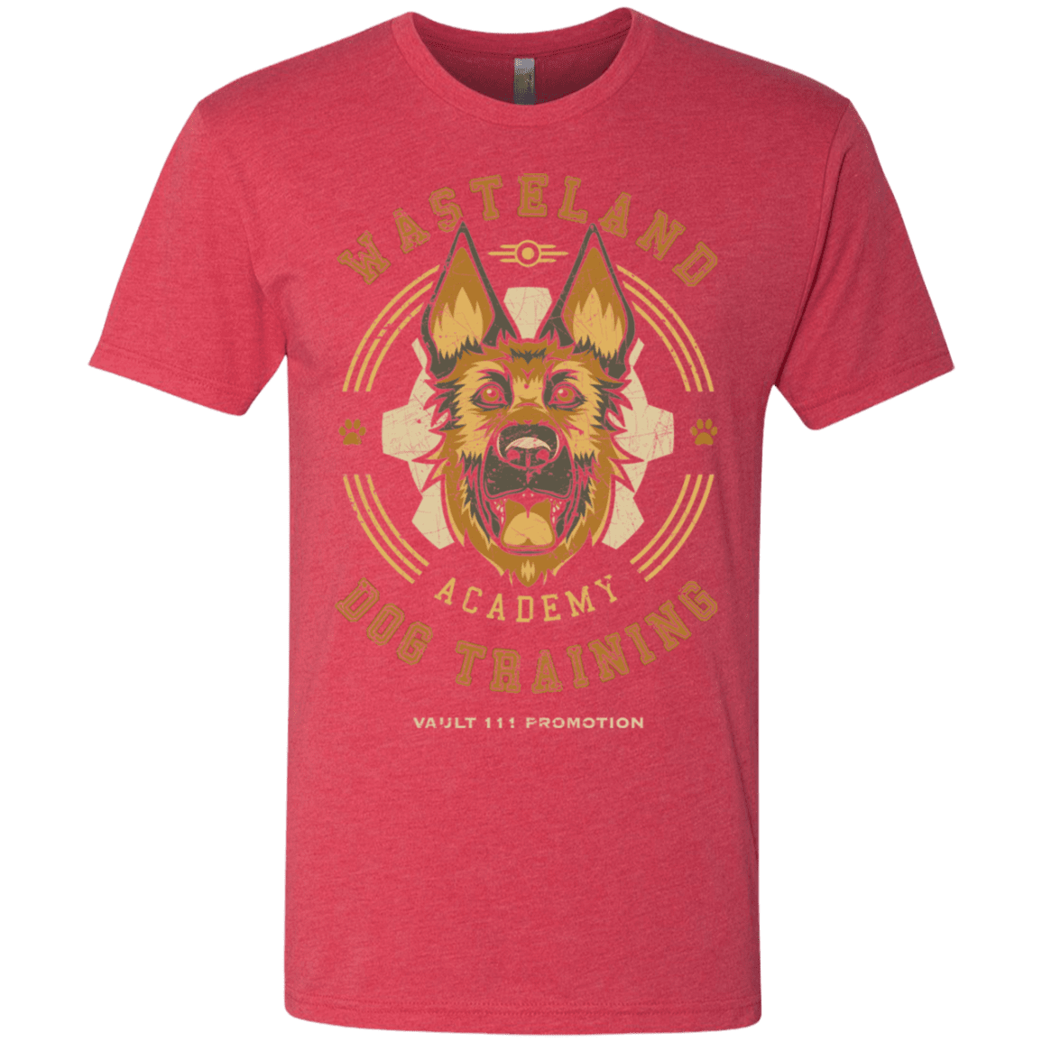 T-Shirts Vintage Red / S Dogmeat Training Academy Men's Triblend T-Shirt
