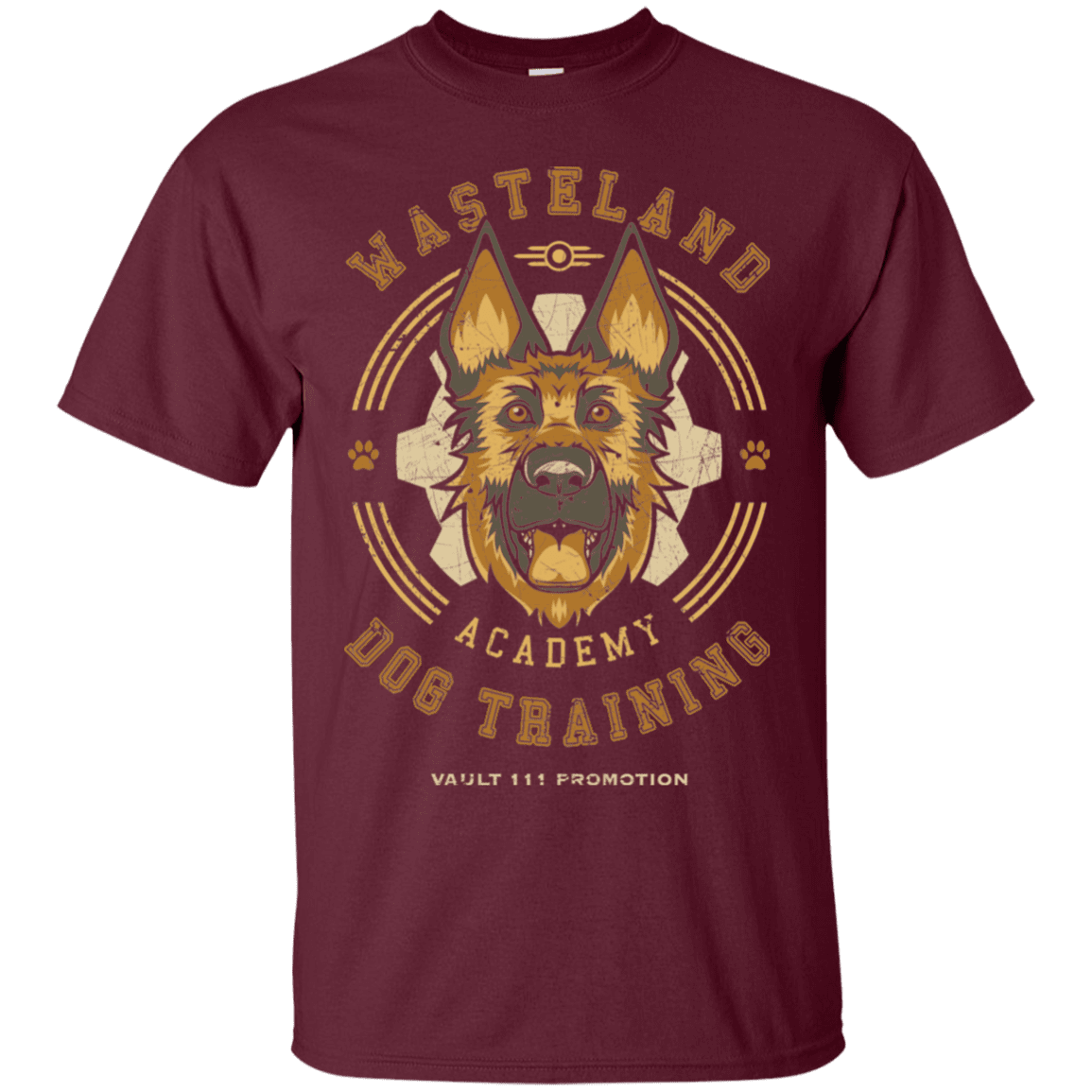 T-Shirts Maroon / S Dogmeat Training Academy T-Shirt