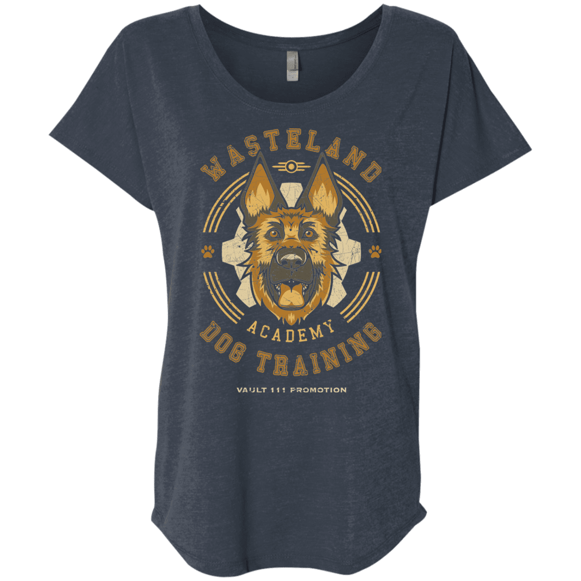 T-Shirts Vintage Navy / X-Small Dogmeat Training Academy Triblend Dolman Sleeve