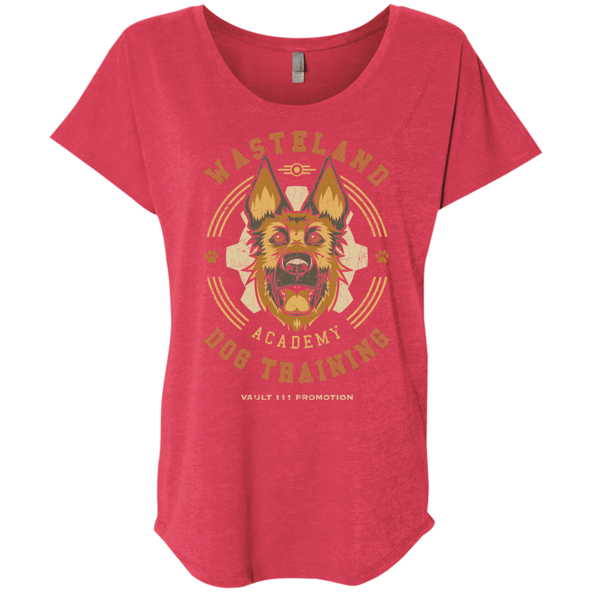 T-Shirts Vintage Red / X-Small Dogmeat Training Academy Triblend Dolman Sleeve