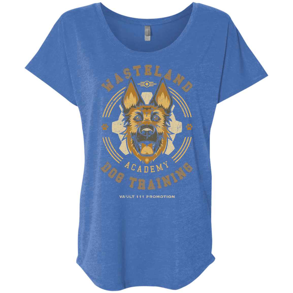 T-Shirts Vintage Royal / X-Small Dogmeat Training Academy Triblend Dolman Sleeve