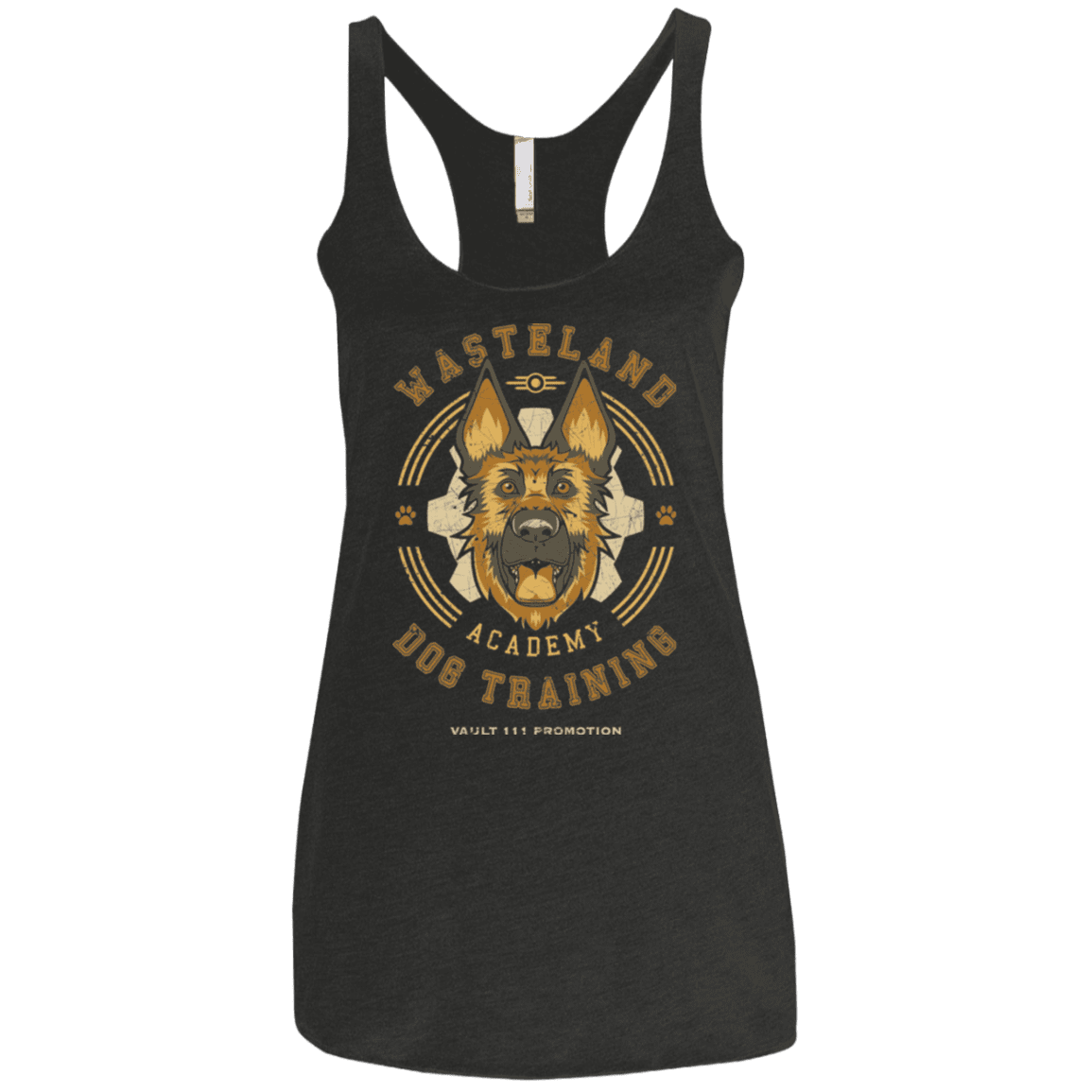 T-Shirts Vintage Black / X-Small Dogmeat Training Academy Women's Triblend Racerback Tank