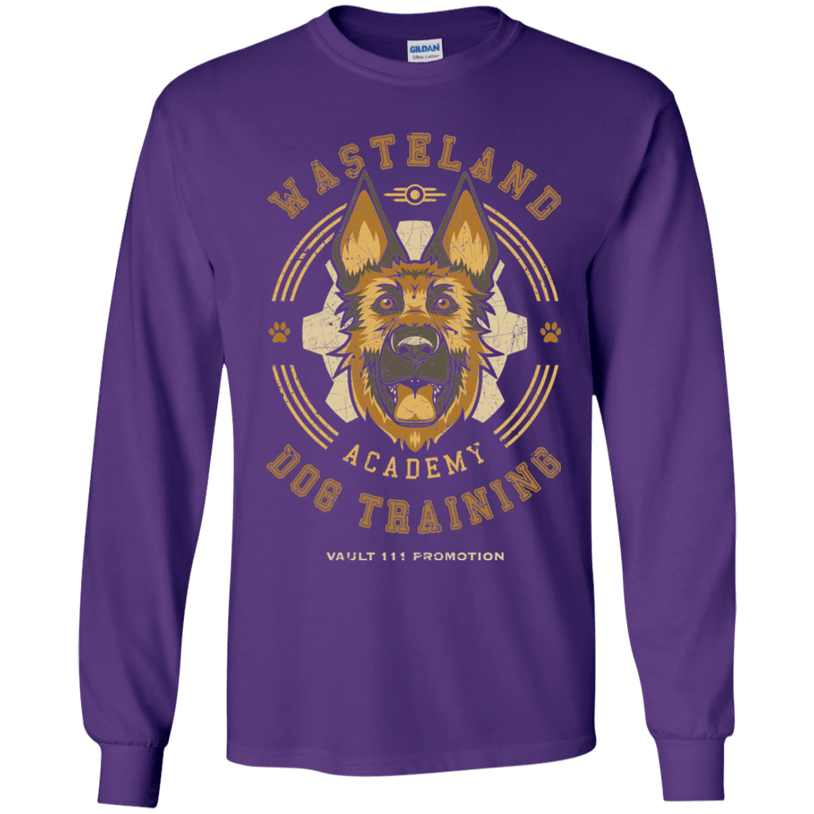 T-Shirts Purple / YS Dogmeat Training Academy Youth Long Sleeve T-Shirt