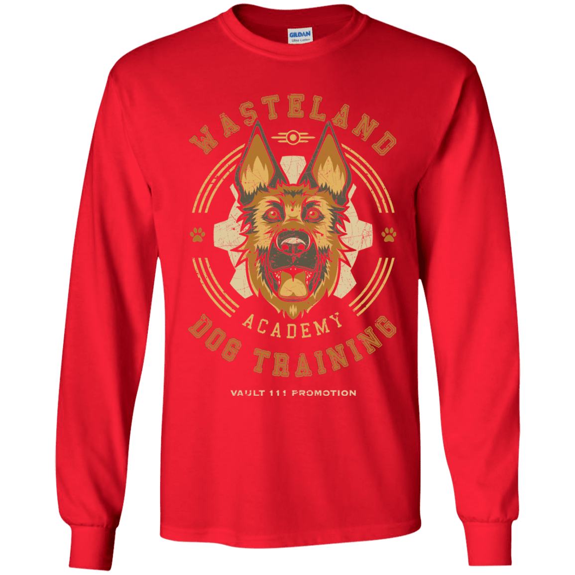 T-Shirts Red / YS Dogmeat Training Academy Youth Long Sleeve T-Shirt