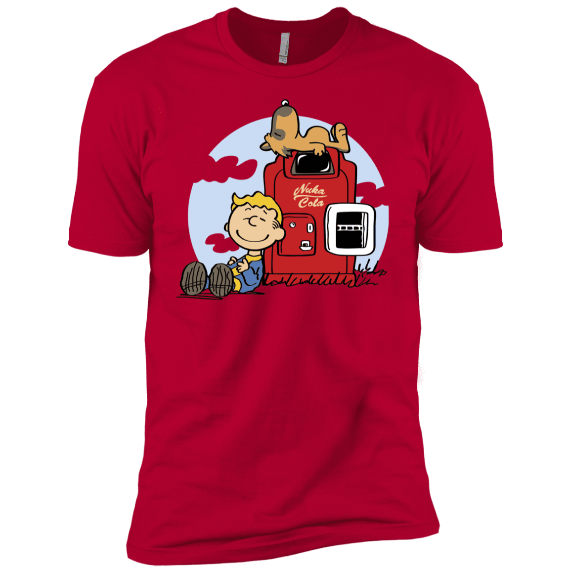 T-Shirts Red / YXS Dogmuts Boys Premium T-Shirt