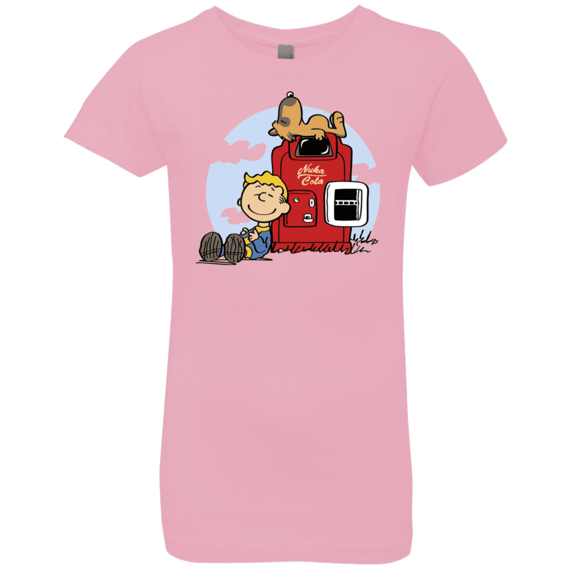 T-Shirts Light Pink / YXS Dogmuts Girls Premium T-Shirt