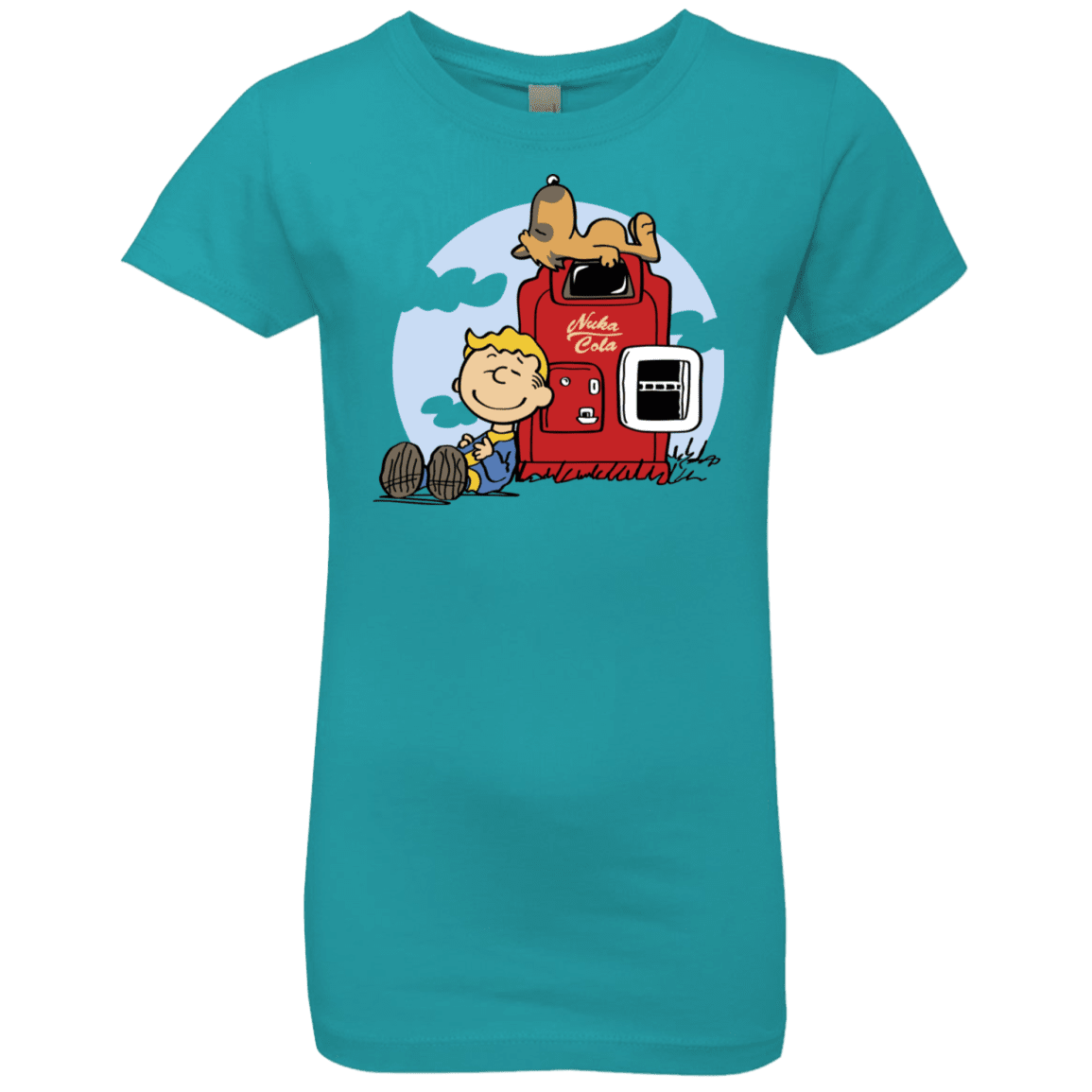 T-Shirts Tahiti Blue / YXS Dogmuts Girls Premium T-Shirt