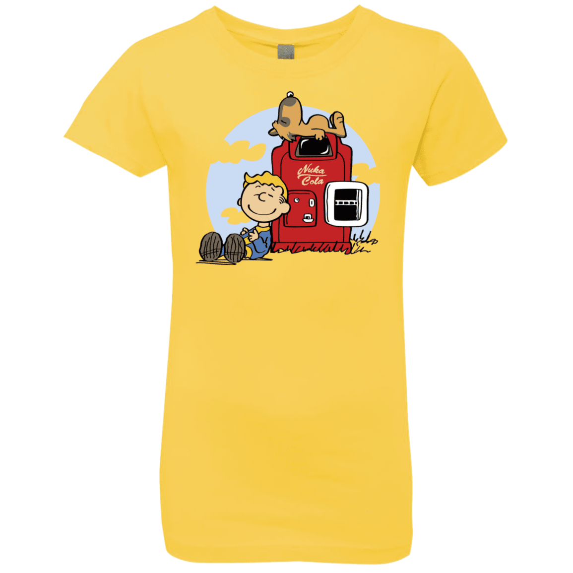 T-Shirts Vibrant Yellow / YXS Dogmuts Girls Premium T-Shirt