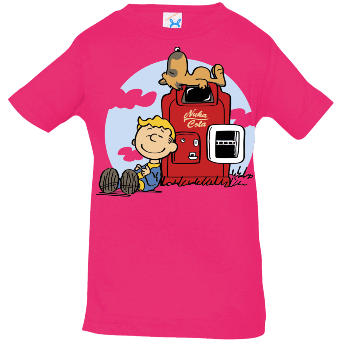 T-Shirts Hot Pink / 6 Months Dogmuts Infant Premium T-Shirt