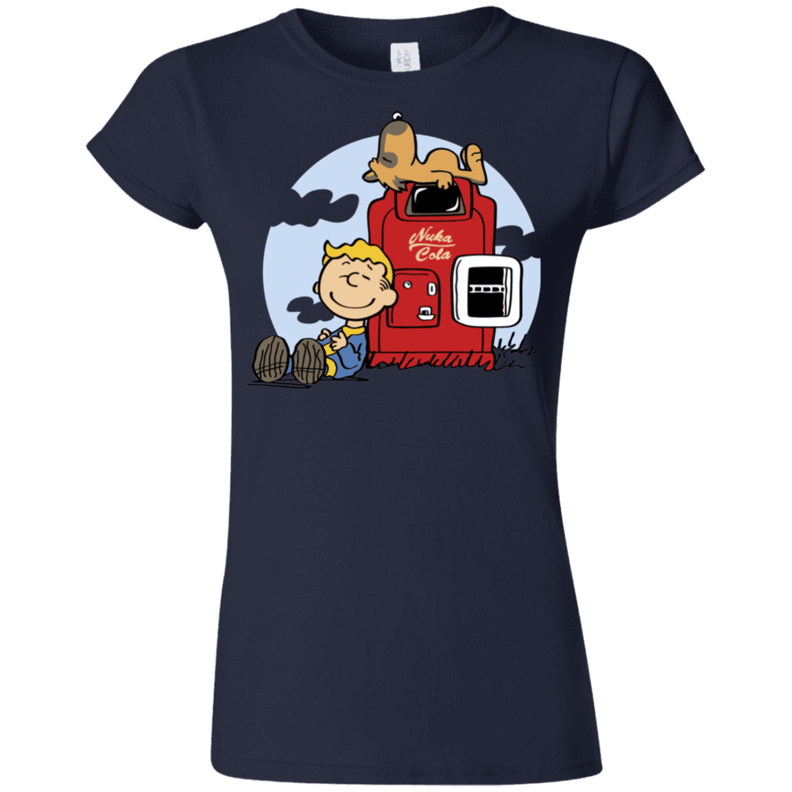 T-Shirts Navy / S Dogmuts Junior Slimmer-Fit T-Shirt