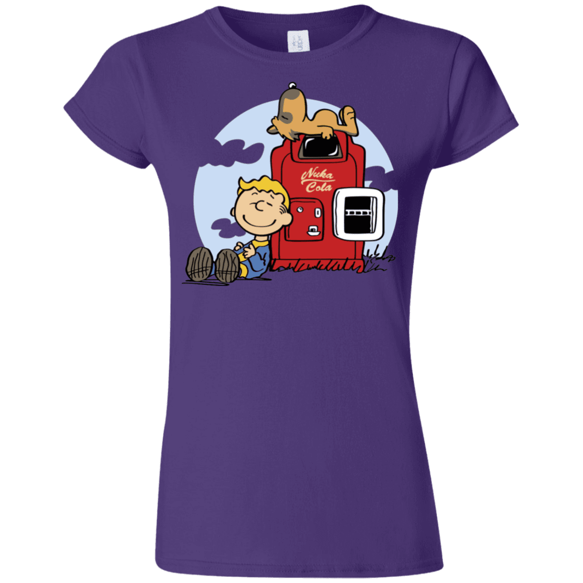 T-Shirts Purple / S Dogmuts Junior Slimmer-Fit T-Shirt