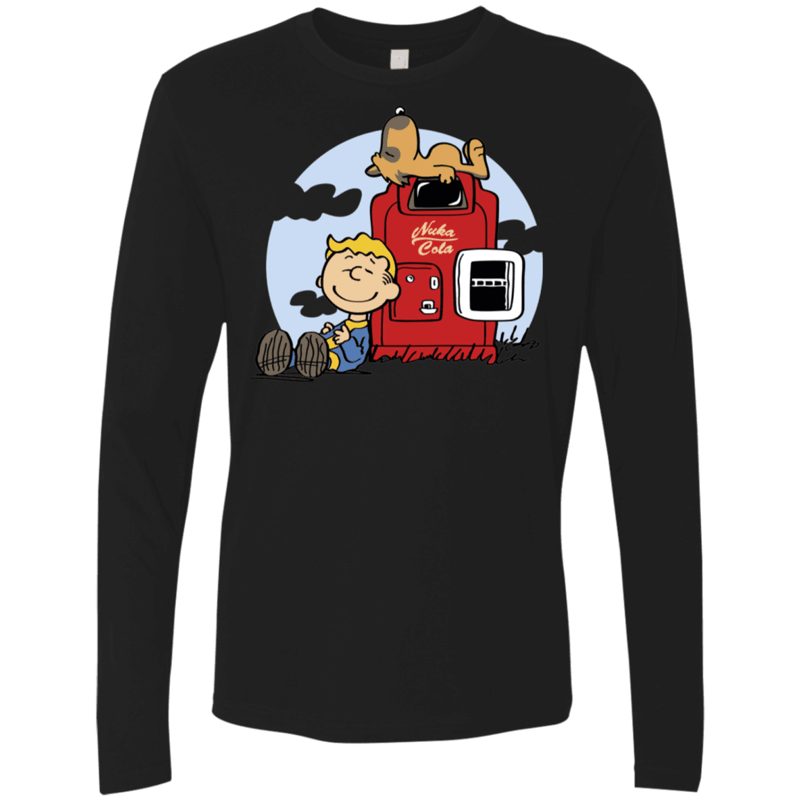 T-Shirts Black / S Dogmuts Men's Premium Long Sleeve