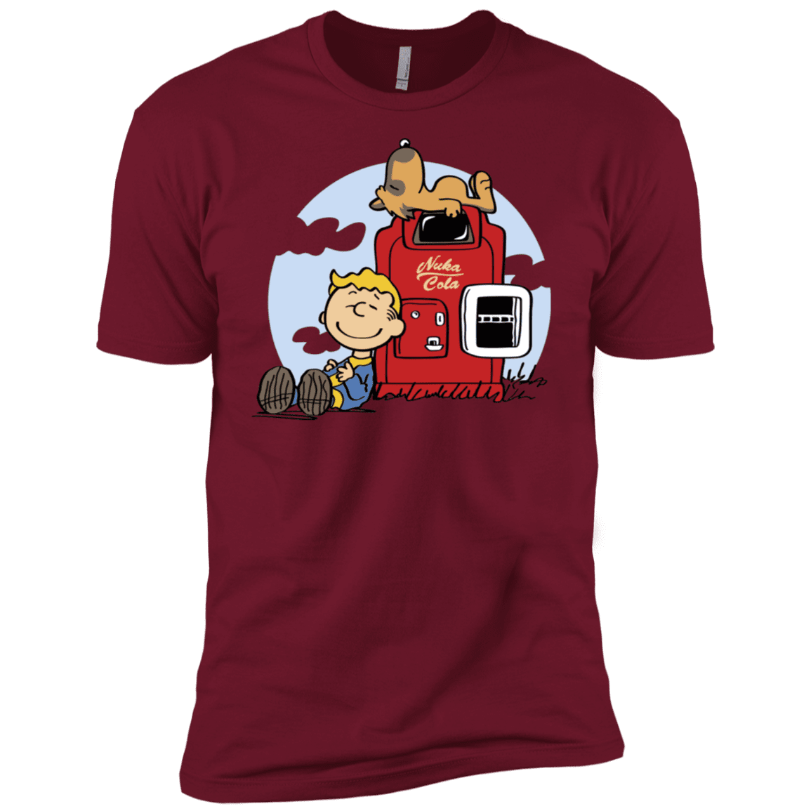 T-Shirts Cardinal / X-Small Dogmuts Men's Premium T-Shirt