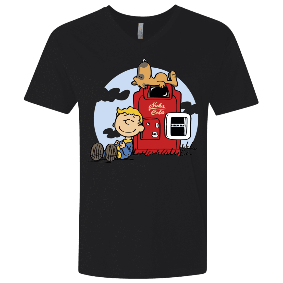 T-Shirts Black / X-Small Dogmuts Men's Premium V-Neck