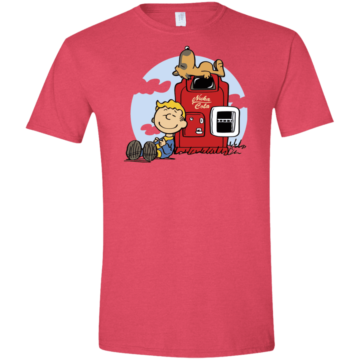 T-Shirts Heather Red / S Dogmuts Men's Semi-Fitted Softstyle