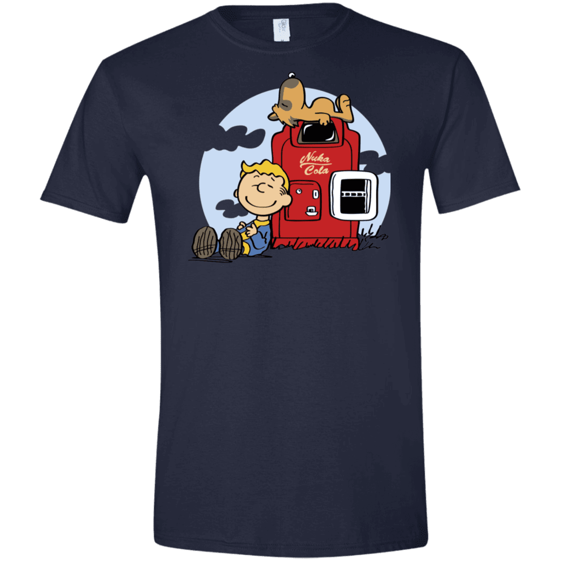 T-Shirts Navy / X-Small Dogmuts Men's Semi-Fitted Softstyle