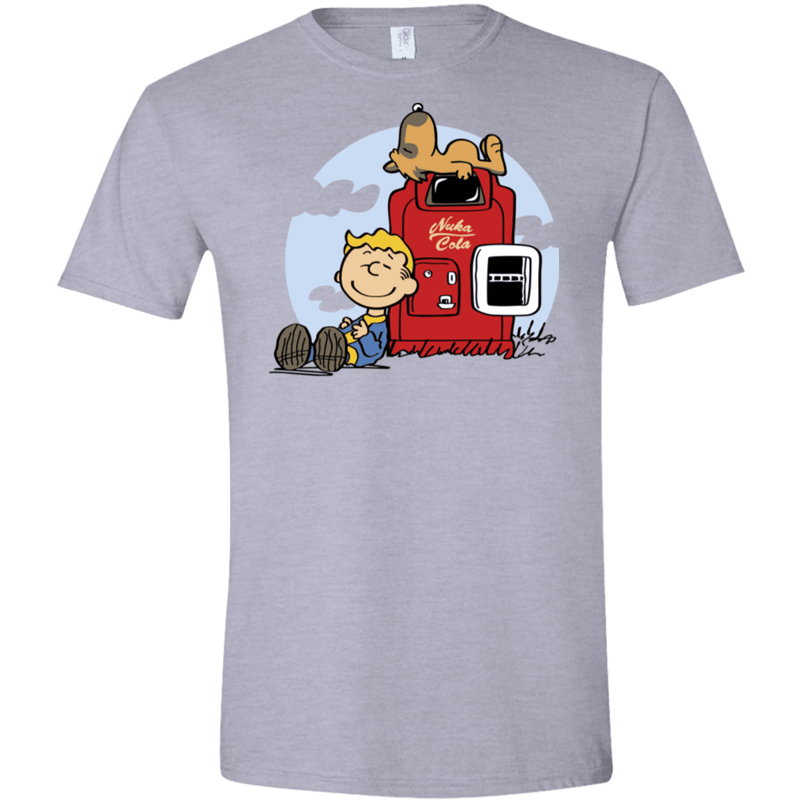 T-Shirts Sport Grey / X-Small Dogmuts Men's Semi-Fitted Softstyle