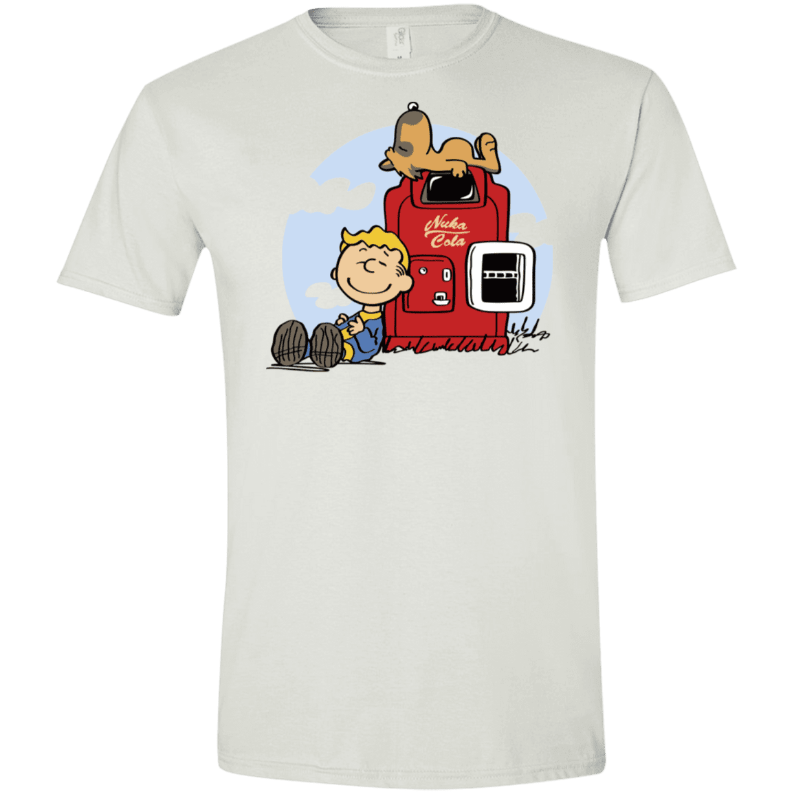 T-Shirts White / X-Small Dogmuts Men's Semi-Fitted Softstyle