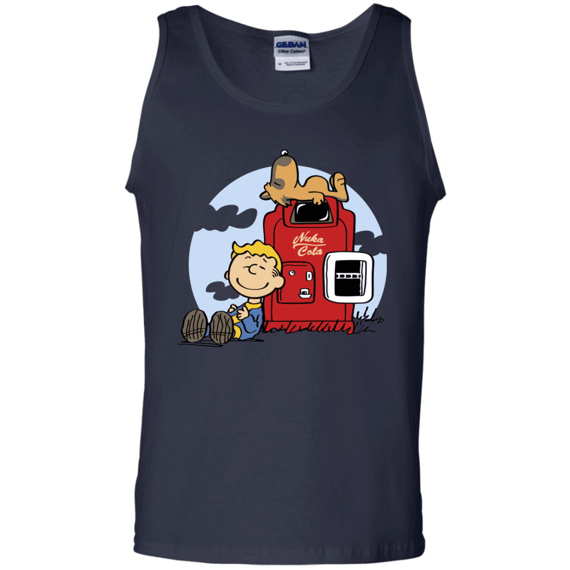 T-Shirts Navy / S Dogmuts Men's Tank Top