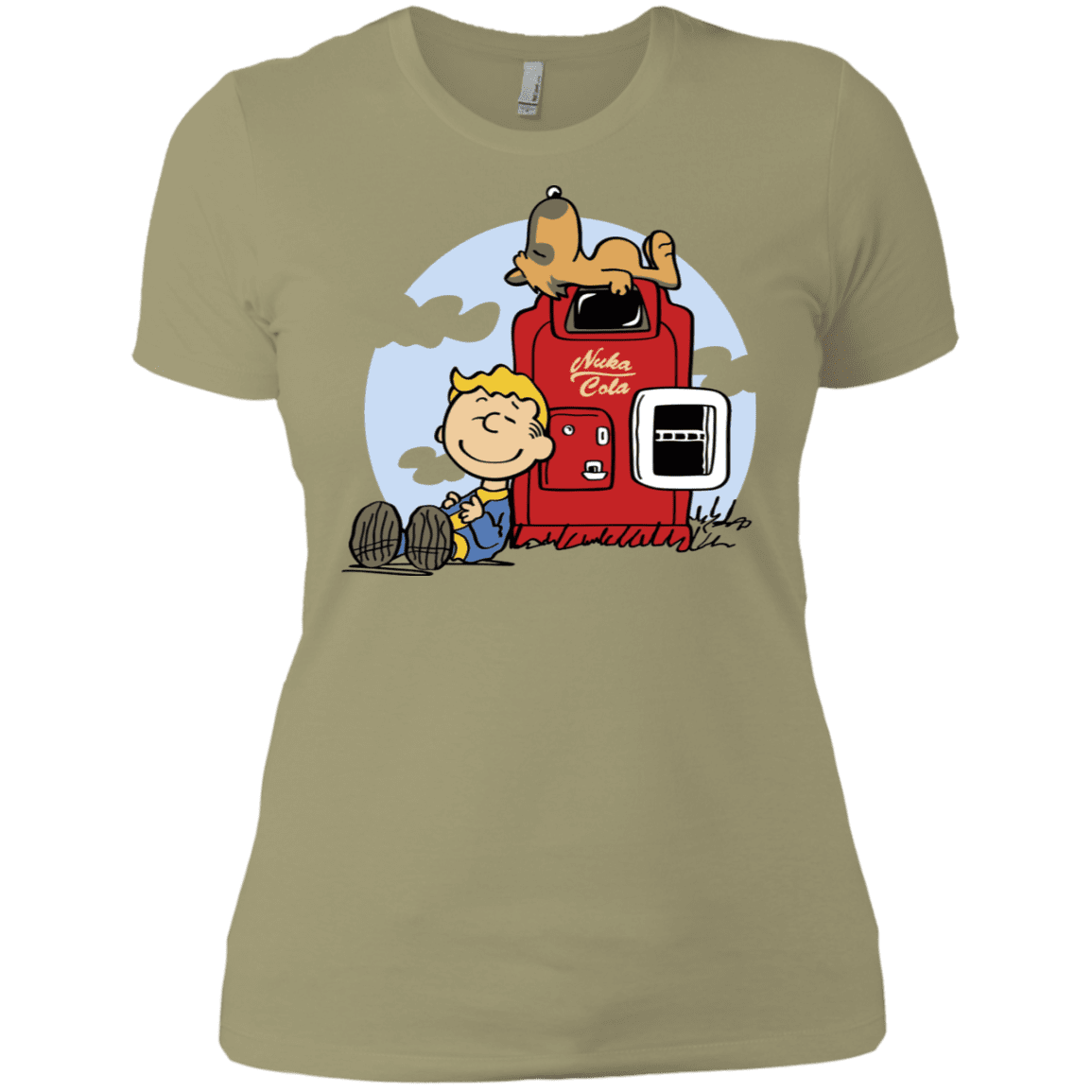 T-Shirts Light Olive / X-Small Dogmuts Women's Premium T-Shirt
