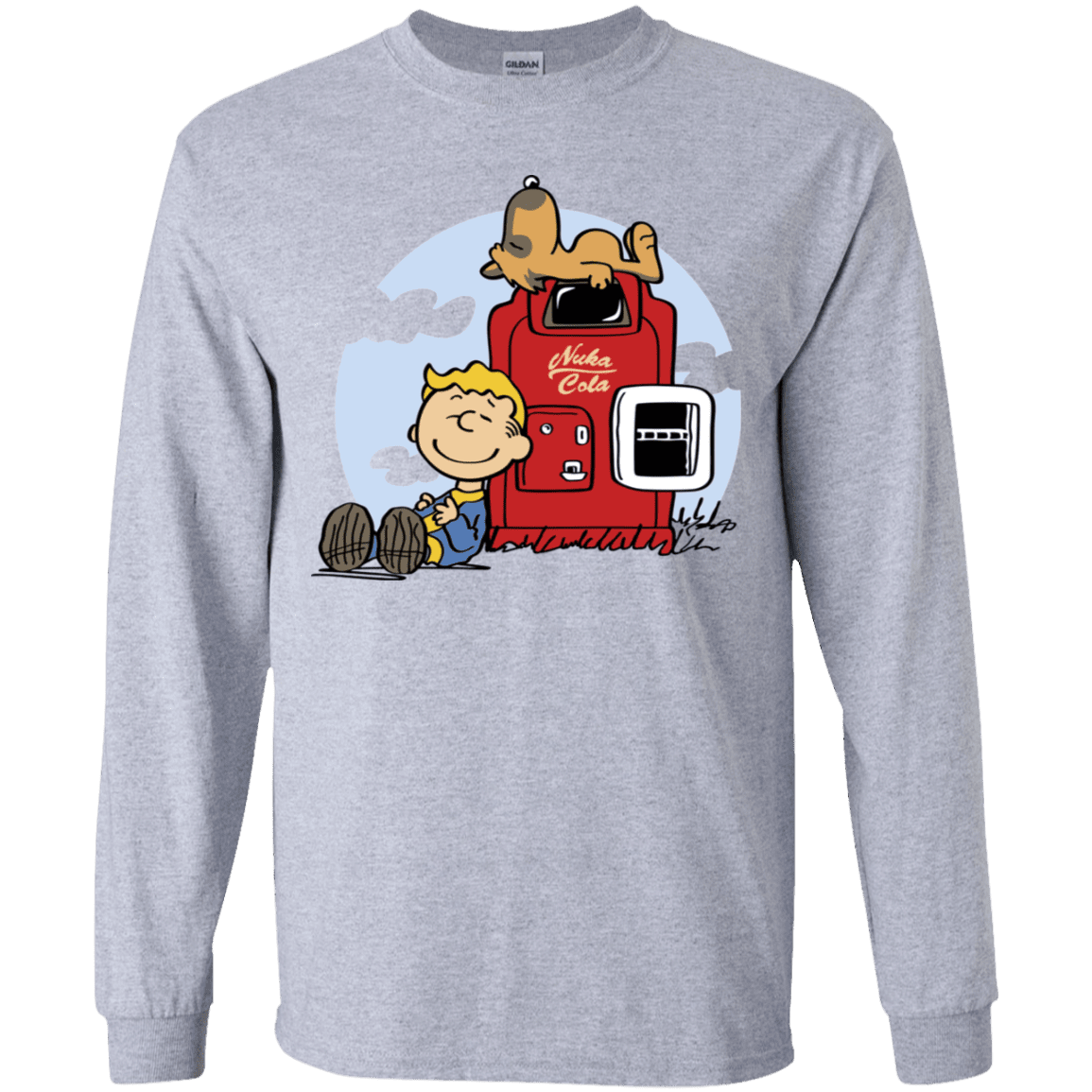 T-Shirts Sport Grey / YS Dogmuts Youth Long Sleeve T-Shirt