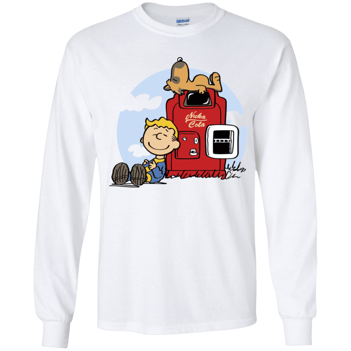 T-Shirts White / YS Dogmuts Youth Long Sleeve T-Shirt